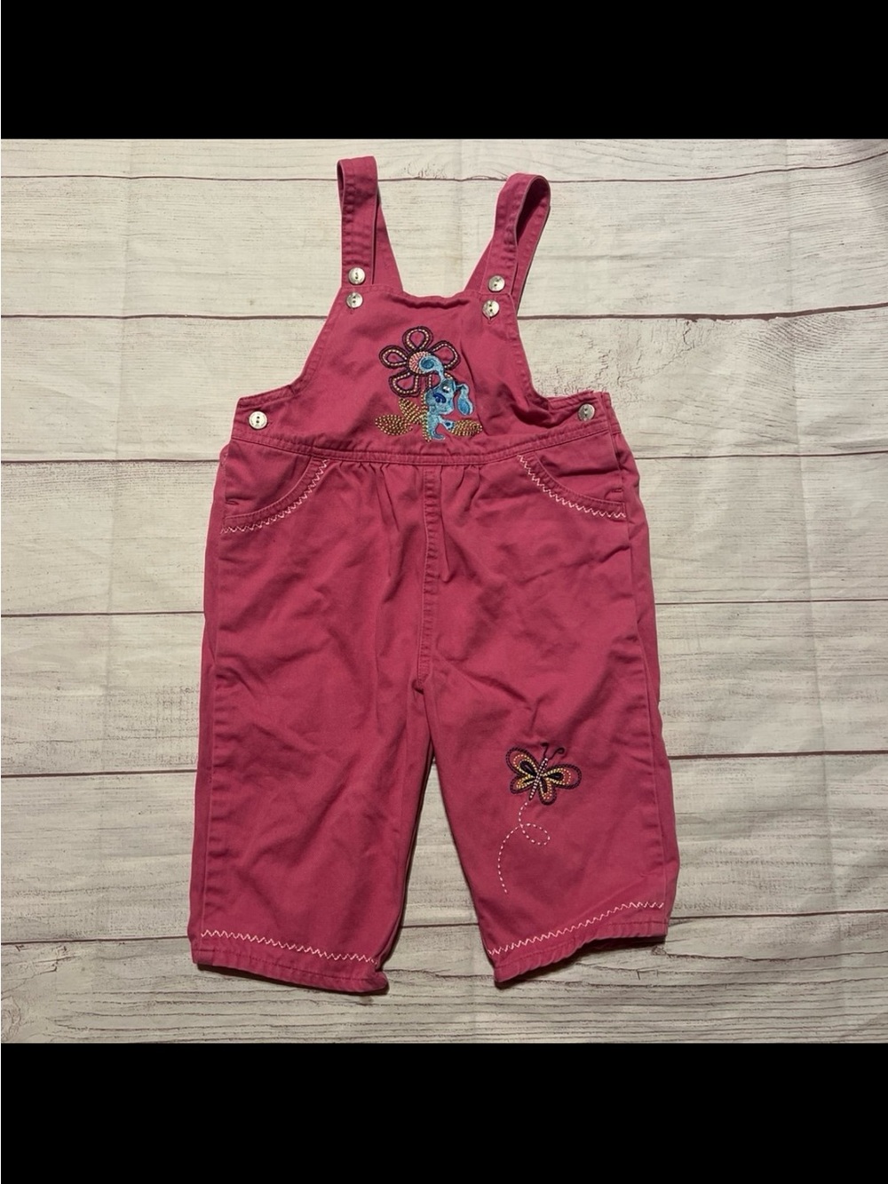 Vintage blues clues kids overalls size 3t